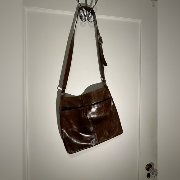 HOBO Bags Hobo International Brown Leather Crossbody Multipocket Bag Poshmark